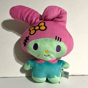 Hello Kitty & Friends Halloween 2024 Frankenstein My Melody 8" Plush NWT Sanrio